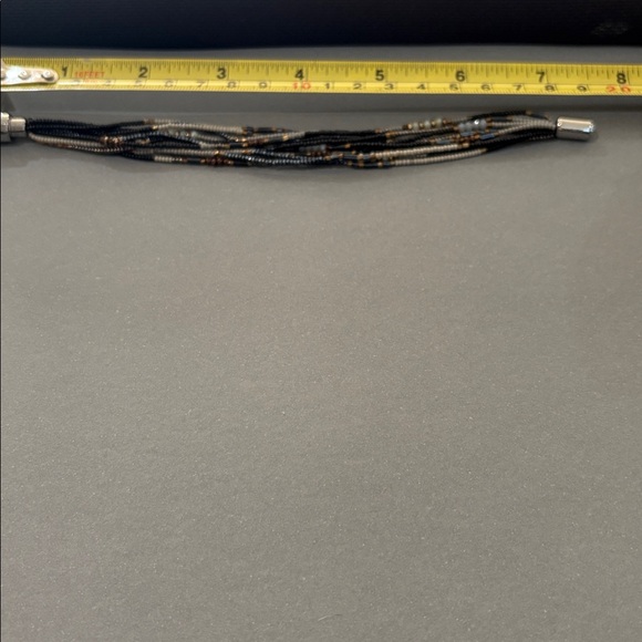 J. Jill Multi-Strand Bracelet - Black, Silver, Gold - Picture 3 of 3